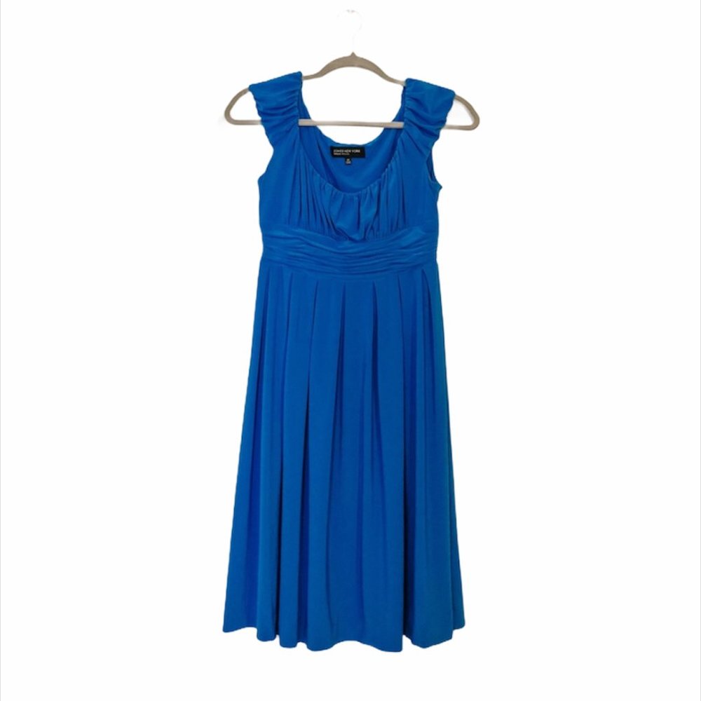 Jones New York Ocean Blue Flowy Dress!